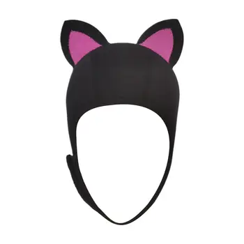 Котешки уши Шапка за гмуркане за жени Деца с вентилационен отвор, удобни за носене и излитане