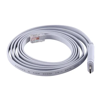 USB TO Конзолен конфигурационен кабел тип C до RJ45 сериен маршрутизатор