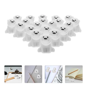 Polar Bear Shape Rubber Erasers Drawing Erasers Mini Pencil Eraser Stationery Studying Supplies for Kids Presents