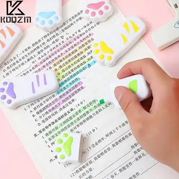 Котешки нокът маркер писалки флуоресцентни хайлайтъри Арт маркери Корейски канцеларски материали Планировчик на дневник Офис консумативи