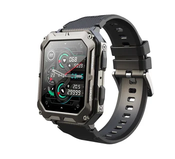 LEMFO C20Pro Smart Watch Мъжки спортен смарт часовник IP68 Водоустойчив Bluetooth Call 380mAh Lifetime 123 Спортни режими 1.83 Inch HD Scree