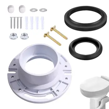 RV Комплект за уплътнение за тоалетна RV Комплект за комбинирана подмяна на тоалетна уплътнение RV Уплътнение за тоалетна и фланец Ремонтни части за RV тоалетни уплътнения