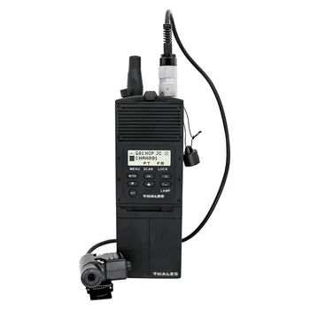 Тактически адаптер за слушалки AN/PRC 148 Виртуален уоки-токи модел PRC148+U94 6-пинов Ptt Airsoft адаптер за слушалки U94 Ptt