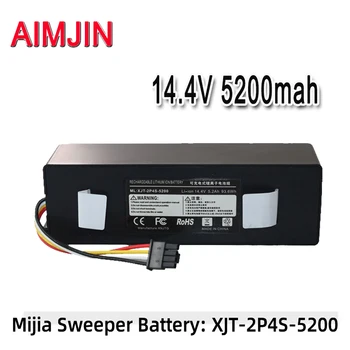 14.4V 5200mAh роботизирана батерия за подмяна на прахосмукачка, за Xiaomi mijia Roborock S55 S60 S65 S50 S51