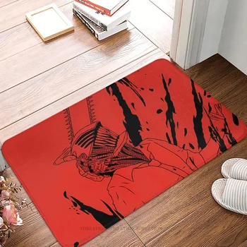 Аниме резачка човек спалня мат Денджи червено изтривалка кухненски килим входна врата килим дома декор