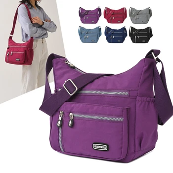 Fashion Messenger чанта Дамски 2023 рамо чанта найлон чанта голям капацитет мода случайни дамски телефон чанта Crossbody чанта