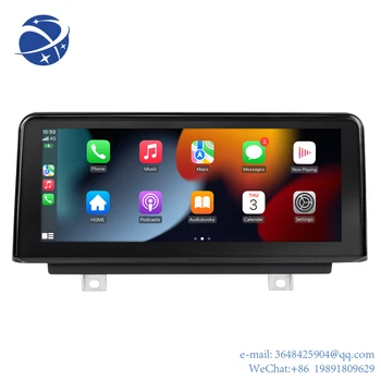 YYHC10.25 инчова Linux система безжична CarPlay Android авто кола мултимедиен плейър за BMW F30 F31 F32 F33 F34 F36 2012-2016 Head