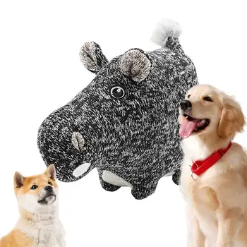 Dog Squeaky Toys Cute & Durable Knitted Dog Chew Toys Интерактивни играчки за обогатяване на кучета за скука и стимулиране на подаръци за кучета