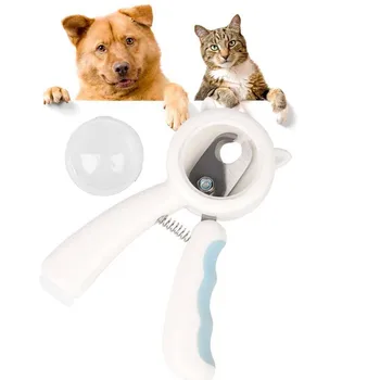 Splash доказателство за домашни любимци нокторезачки куче котка нокти ножици Разширени остриета от неръждаема стомана Инструменти за почистване на домашни любимци