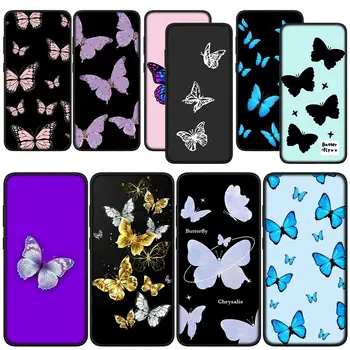 Blue Flight Butterfly Fly Cover калъф за телефон за Xiaomi Poco X3 NFC GT X4 M2 M3 M4 M5 9T 10T 11T 11 12 Pro C40 F3 A2 мек корпус