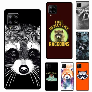 Animal Raccoon Fox прекрасен сладък За Samsung A72 A52 A42 A32 A12 A21S A20e A11 A31 A41 A51 A71 A01 A20S A40 A70 A50 Случай
