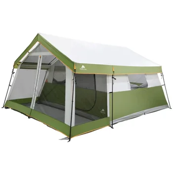 Ozark пътека 8-местна семейна кабина палатка 1 стая с екран веранда къмпинг палатка пътуване зелени консумативи оборудване плаж товари безплатно