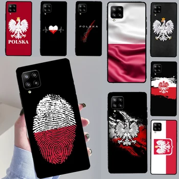 Полша Капак на флага за Samsung Galaxy A53 A73 A33 A13 A51 A71 A12 A22 A32 A52 A72 A52S A14 A34 A54 случай