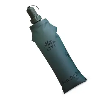 250ml Сгъваеми TPU бутилки за мека вода Спорт на открито Бягане Пътуване Туризъм Къмпинг Катерене Хидратация