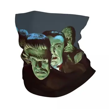 Бандата на чудовищата Бандана врата маншет ветроупорен шал за лице Франкенщайн Хелоуин филм на ужасите Шапка тръба Балаклава