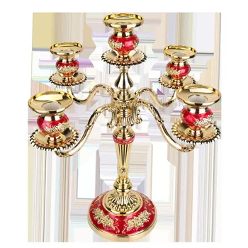 Метални свещници Кухи дизайнерски свещници Настолна стойка Сватбена декорация, свещник, декор за домашна маса, романтични свещи