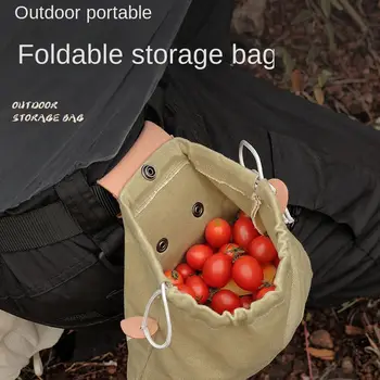 Външни инструменти Шнур джоб колан чанта сгъваеми туризъм къмпинг торбичка Bushcraft чанти открит фураж чанта за съхранение чанта