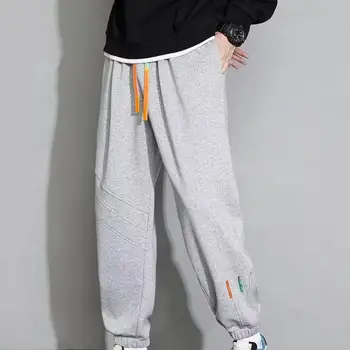 Цветни шнур Sweatpants цветни шнур мъжки джогър панталони с ластик джобове стилен пролет/есен за спорт