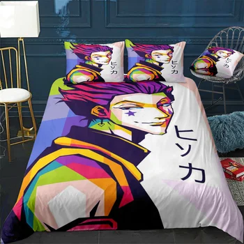 hisoka morow Duvet Cover Comfortable Quilt Home Decora Design Universal Bedding Set Спално бельо + калъфка 3бр