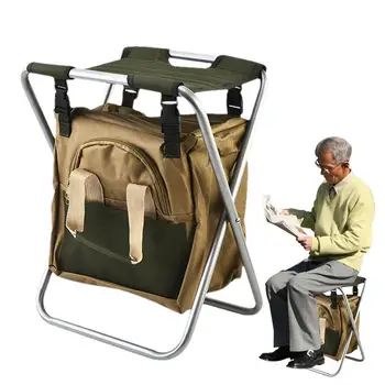 Backpack табуретка градинарство подаръци преносим стол седалка за риболов къмпинг плаж сгъваема градинска табуретка и инструмент чанта