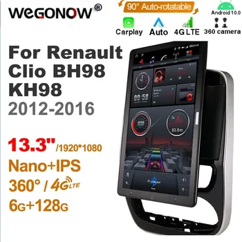 TS10 Android 10.0 Ownice Car Radio Auto за Renault Clio 4 BH98 KH98 2012-2016 13.3'' Без поддръжка на DVD Quick Charge Nano 1920 * 1080