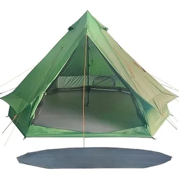 DANCHEL OUTDOOR B1 4-6 човек лека юрта палатка UPF50 + глемпинг палатка с Goundsheet бреза