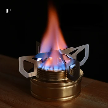 Portable неръждаема стомана лек алкохол печка скоба подкрепа стойка съдове за готвене алкохол печка аксесоар за открит къмпинг