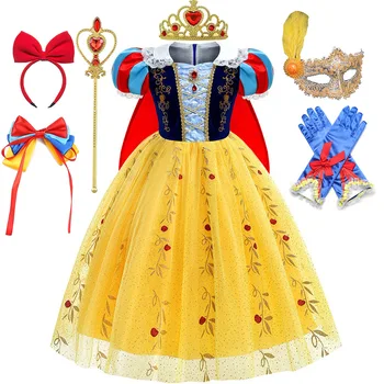 Хелоуин момичета луксозна принцеса рокля рокля дантела прежда рокля сцена парти празник костюм