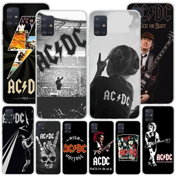Ac-Dc Rock Band Music Phnoe калъф за Samsung Galaxy A51 A50S A71 A70 A41 A40 A31 A30 A21S A20S A10S A21S A6 A7 A8 A9 капак Coque
