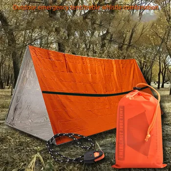 Външна палатка за спане Водоустойчива лека палатка за оцеляване с капак за пикник Проучване на открито Туристически заслони