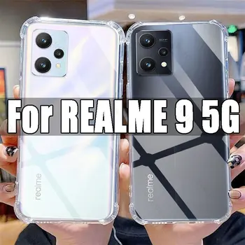 Ясен калъф за телефон за Realme 9 5G TPU прозрачен калъф Realme9 6.6