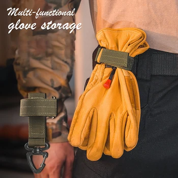Многофункционални ръкавици кука Molle кръста чанти тактически военни ключодържател въже катарама за къмпинг катерене туризъм аксесоари