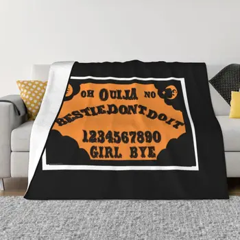 Хелоуин Ouija съвет ултра-мек руно хвърлят одеяло топло фланела магьосничество окултни одеяла за легло офис диван юрган