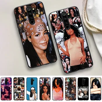 A-Aaliyah Hip Hop Music Калъф за телефон за Redmi Note 4 X 5 A 6 7 8 T 9 9S 10 11 11S 11Epro Poco M3 pro