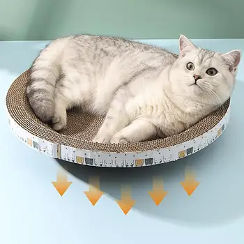 Bowl форма висока плътност картон котка драскач велпапе картон драскотина подложка за вътрешен сън защита мебели котки