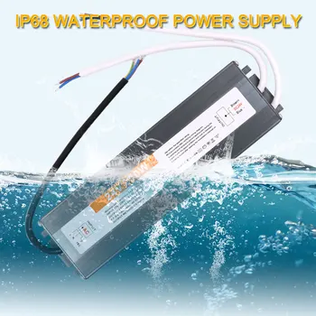  водоустойчив IP67 IP68 AC / DC 12V 24V трансформатор превключвател захранване LED драйвер за външни LED ленти светлини