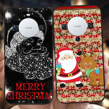 Весела Коледа калъф за телефон за Huawei Mate 60 Pro P50 P40 P30 P20 P10 P Smart Y6 Y7 Y9 Plus силиконови Fundas Shell Capa чанта
