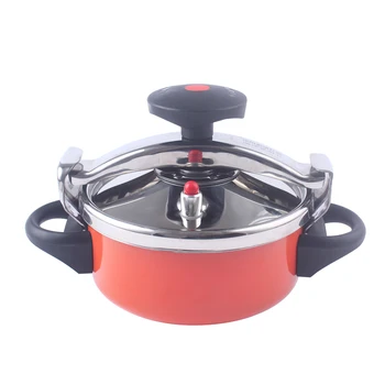 Двойна употреба газ индукционна тенджера под налягане супа готварска печка универсална тенджера от неръждаема стомана мини тенджера под налягане безопасно и лесно за почистване