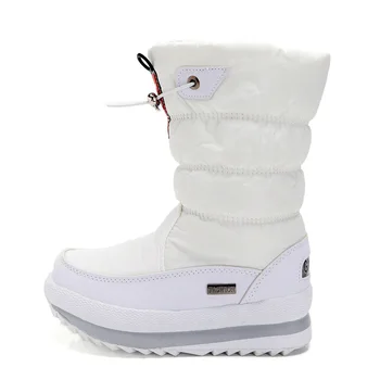 Зимна платформа Дамски ботуши Детски гумени ботуши против хлъзгане Обувки за сняг за жени Водоустойчиви топли зимни обувки Botas