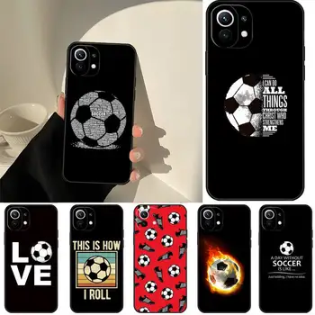 Cool футболна топка телефон случай за Redmi Note11 10T 9S 8T 7 5A 5 4 Забележка 10 9 8 11 6 Pro 4G 5G висококачествени мобилни телефони Coque