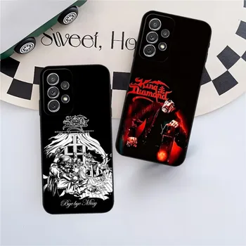 King Diamond Cd Mercyful Fate Калъф за телефон за Samsung Galaxy S30 S23 S21 S22 S20 Ultra Fe S10 S8 S9 Забележка 10 20 Pro Plus капак
