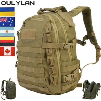 OULYLAN Army Molle Rucksack Camouflage Man Военна чанта за катерене На открито Трекинг Туризъм Лов Mochila Къмпинг Туризъм Тактически