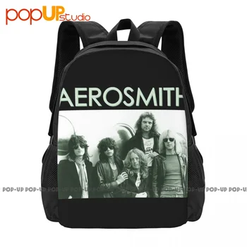 Aerosmith America's Greatest Rock N Roll Band Backpack голям капацитет реколта плуване еко приятелски училище спортна чанта