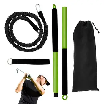 Golf Swing Elastic Rope Golf Swing Trainer Golf Physical Training Trainer Golf Speed Training Tool Golf Swing Correcto Supplies
