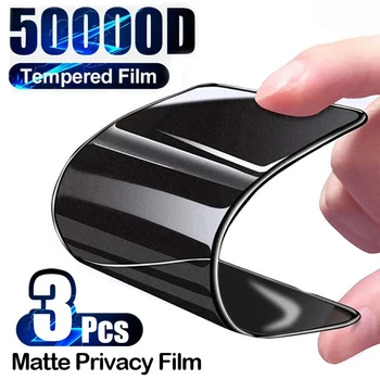 3Pcs Поверителност Матов керамичен скрийн протектор за iPhone 14 13 12 11 Pro Max Mini XR X XS 7 8 Plus SE Anti Spy Soft Tempered Film