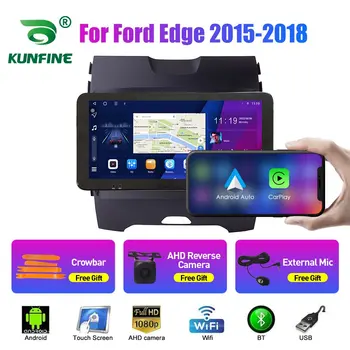 10.33 инчов автомобил радио за Ford Edge 2015-2018 2Din Android Octa ядро кола стерео DVD GPS навигационен плейър QLED екран Carplay