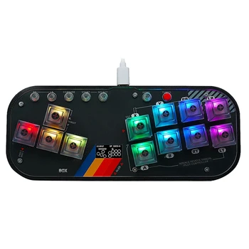 За Fightingbox Hitbox Gaming клавиатура Борба Gamepad Arcade джойстик за PC / Android / PS3 / PS4 / превключвател с TURBO резервни части