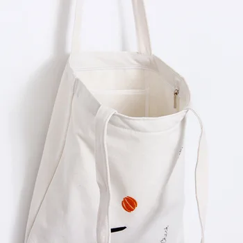 Ежедневни дамски чанти за рамо Купувач с голям капацитет Памучни чанти за хранителни стоки Книги чанта