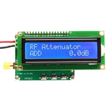 Интелигентен цифров RF електромер 1Mhz до 10Ghz -50 до 0Dbm RF сигнал измервателен уред модул набор затихване стойност лесен за използване