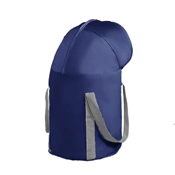 Сгъваема кофа за вана за крака Задълбочаваща се мивка Преносима мивка Къмпинг чанта за измиване на крака за пътуване на открито, тъмно синьо 66 X 30Cm